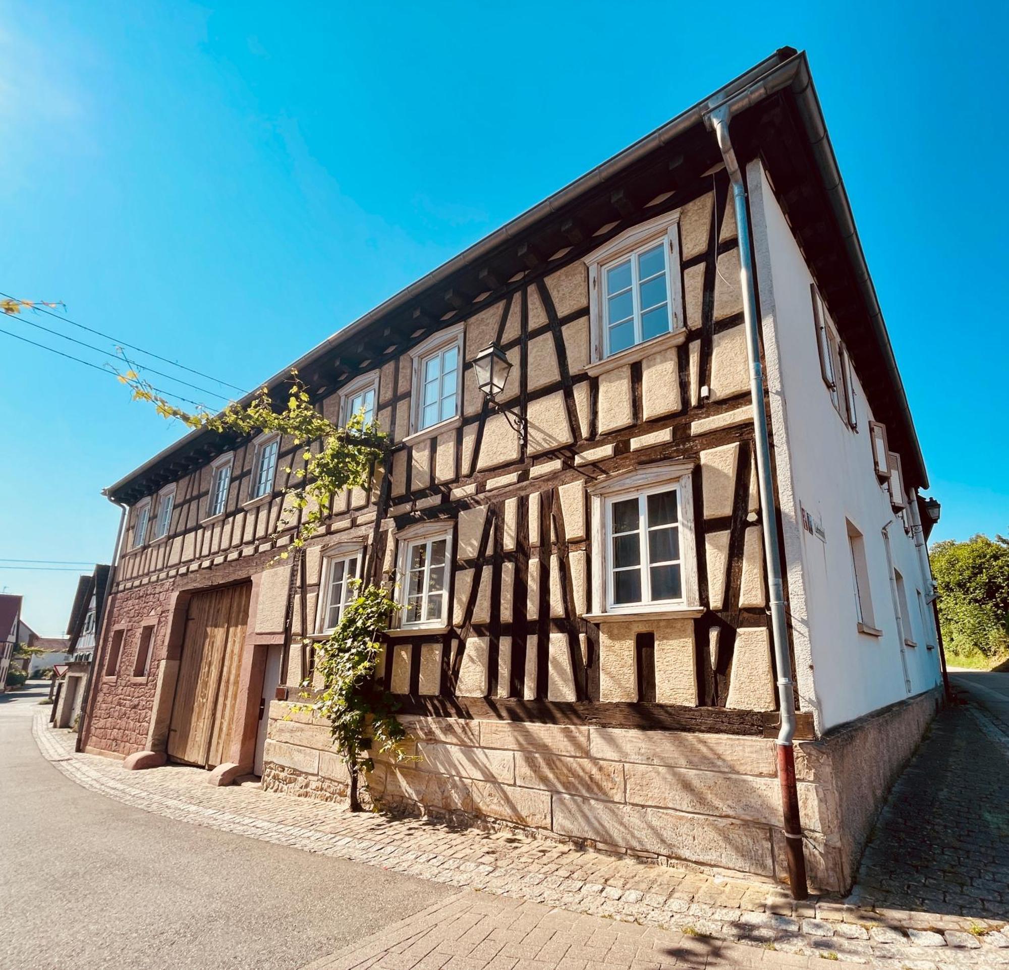 Auszeit - Historisches Ferienhaus In Der Suedpfalz Dierbach Exteriér fotografie
